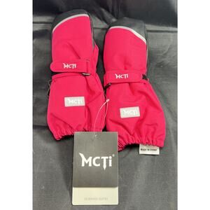 MCTi KIDS Waterproof Mittens 1Pair Warm Windproof Long Cuff Gloves Size XXXS